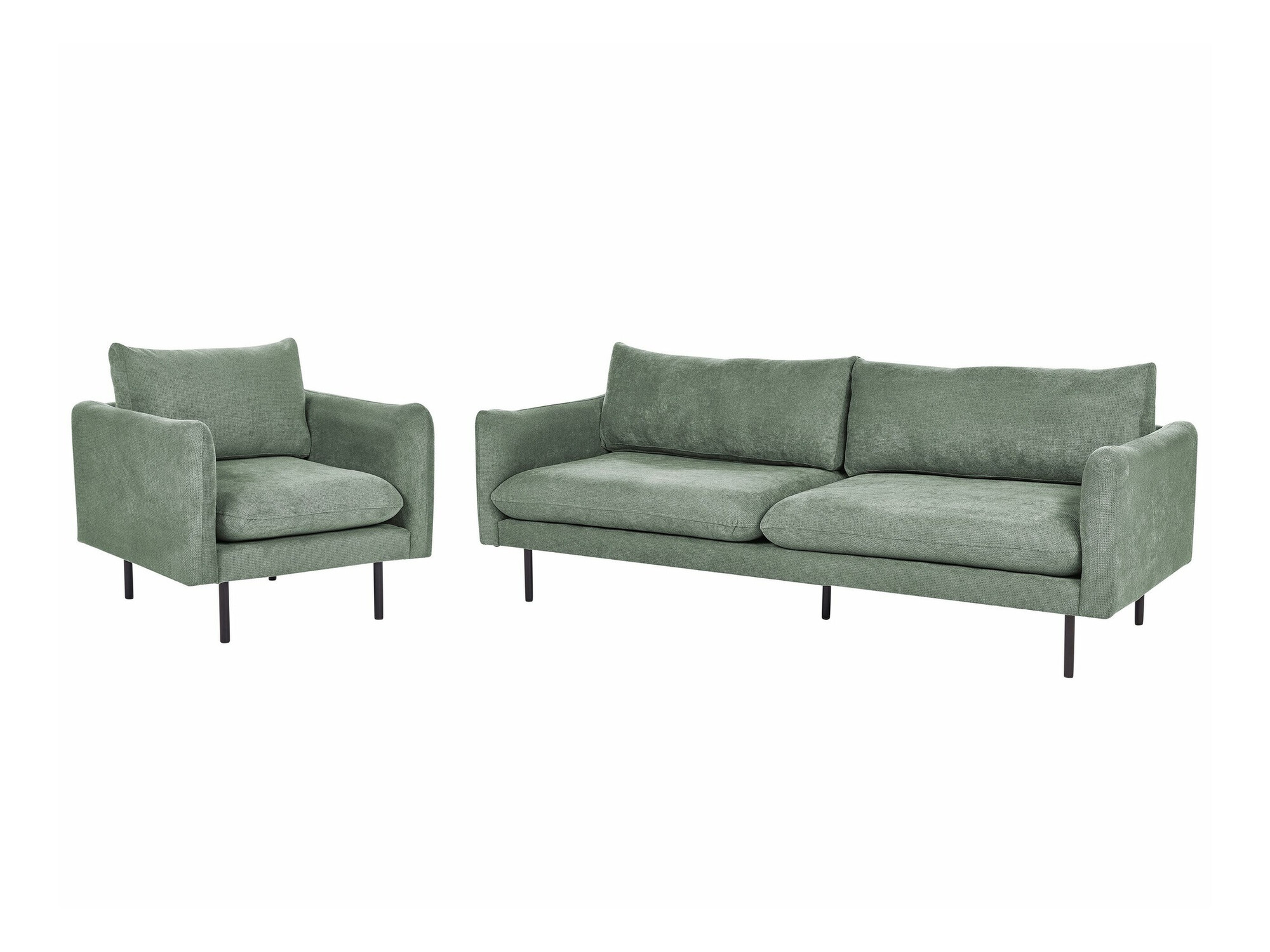 Mīksto mēbeļu komplekts Berwyn 1827 (Zaļš)