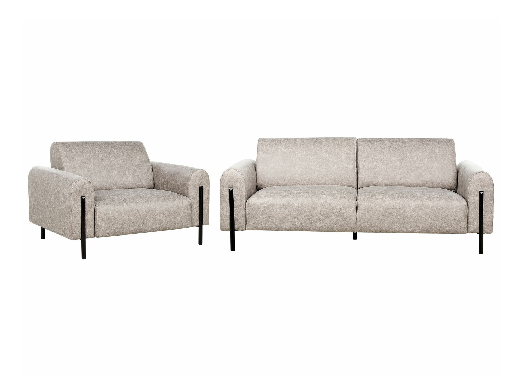 Mīksto mēbeļu komplekts Berwyn 2073 (Pelēks)