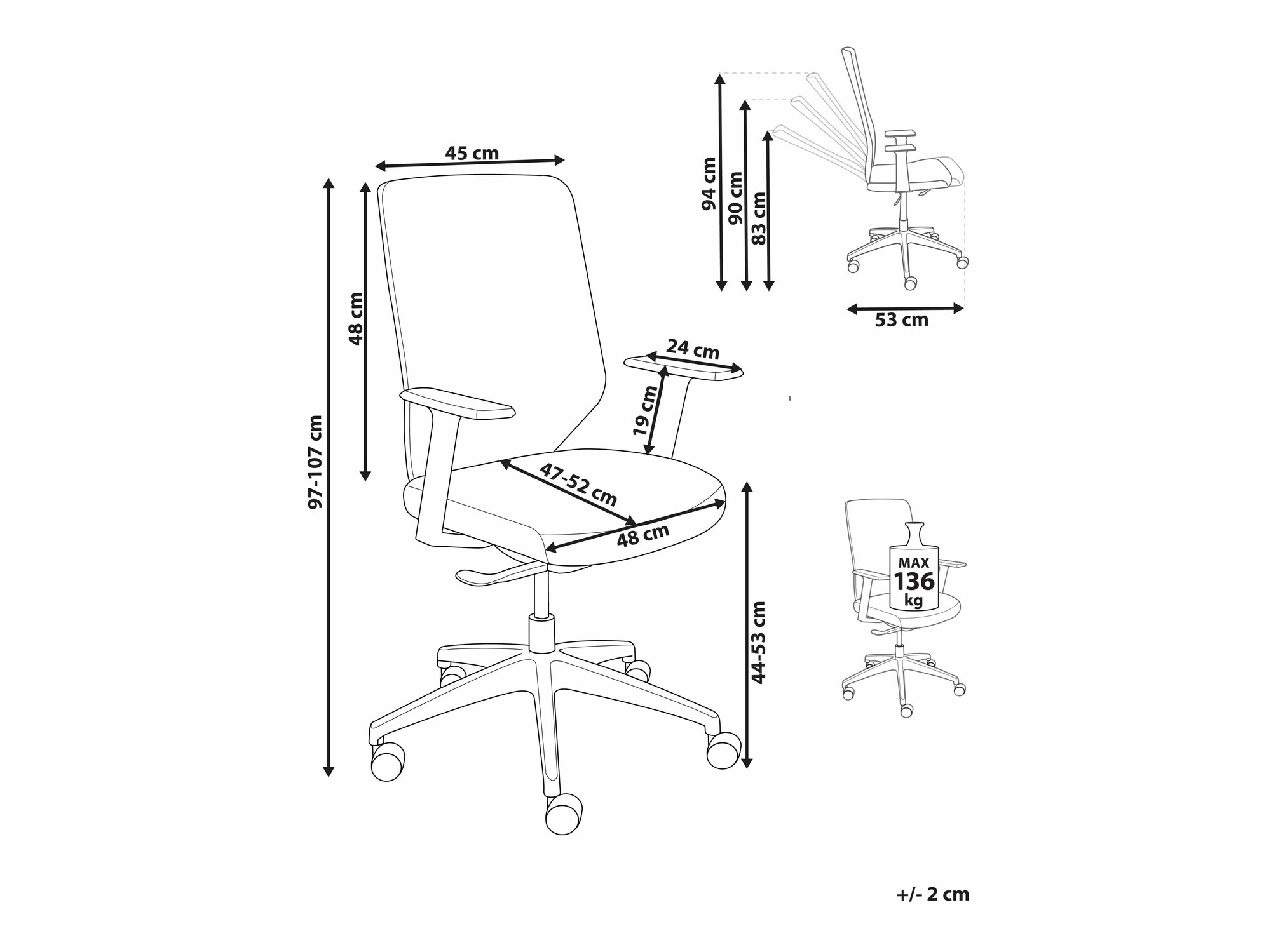 Офисный стул Berwyn 2071 (Светло-зеленый + Светло-серый)