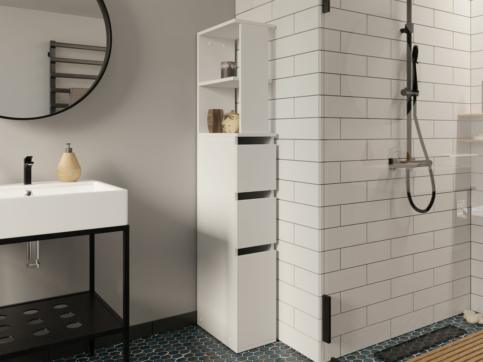 Hапольные шкафчик для ванной Comfivo 384