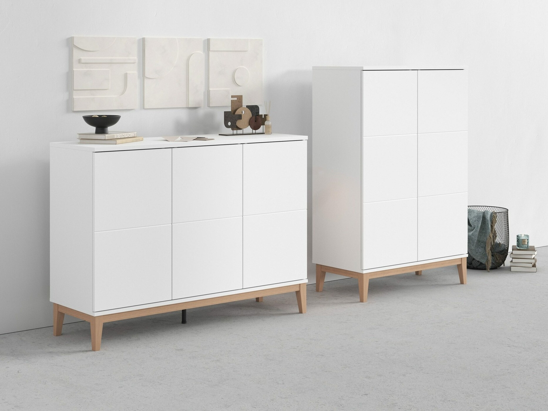 Skapis Denton 1327 (Balts)