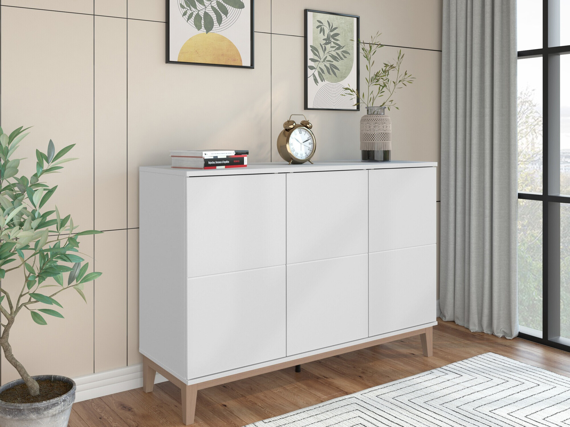 Skapis Felmelo 106 (Balts)
