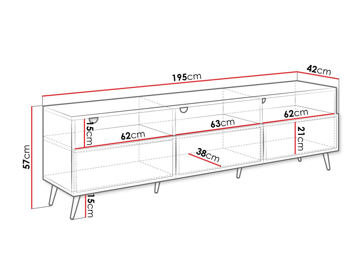 TV galds Comfivo Nuromo 106 (Bēšs)