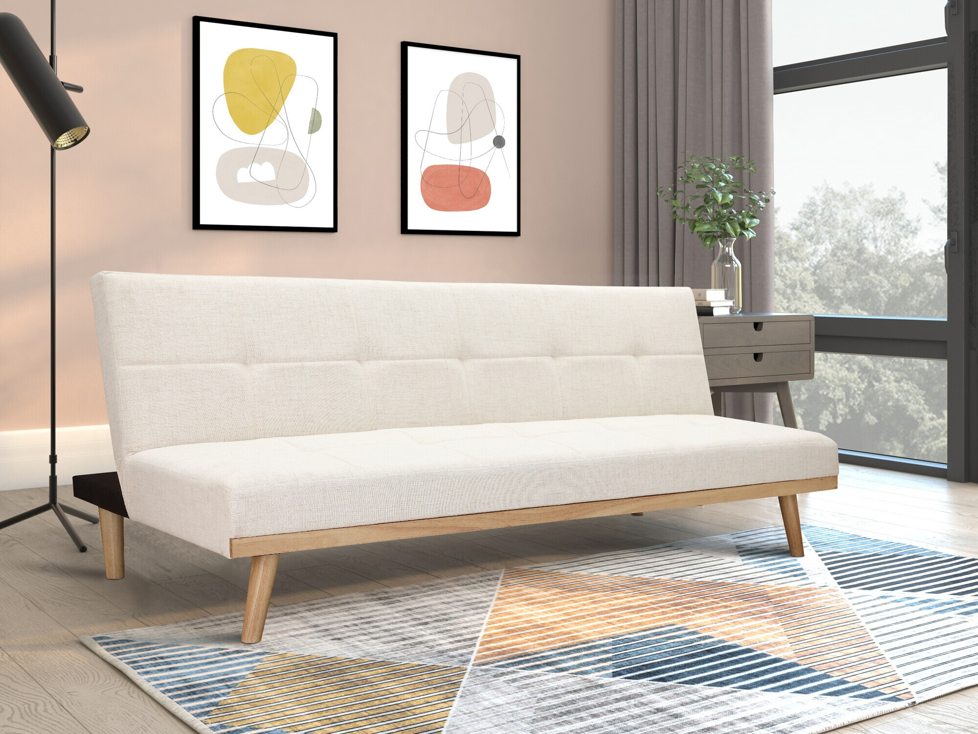 Диван-кровать Tulsa 640 (Крем)