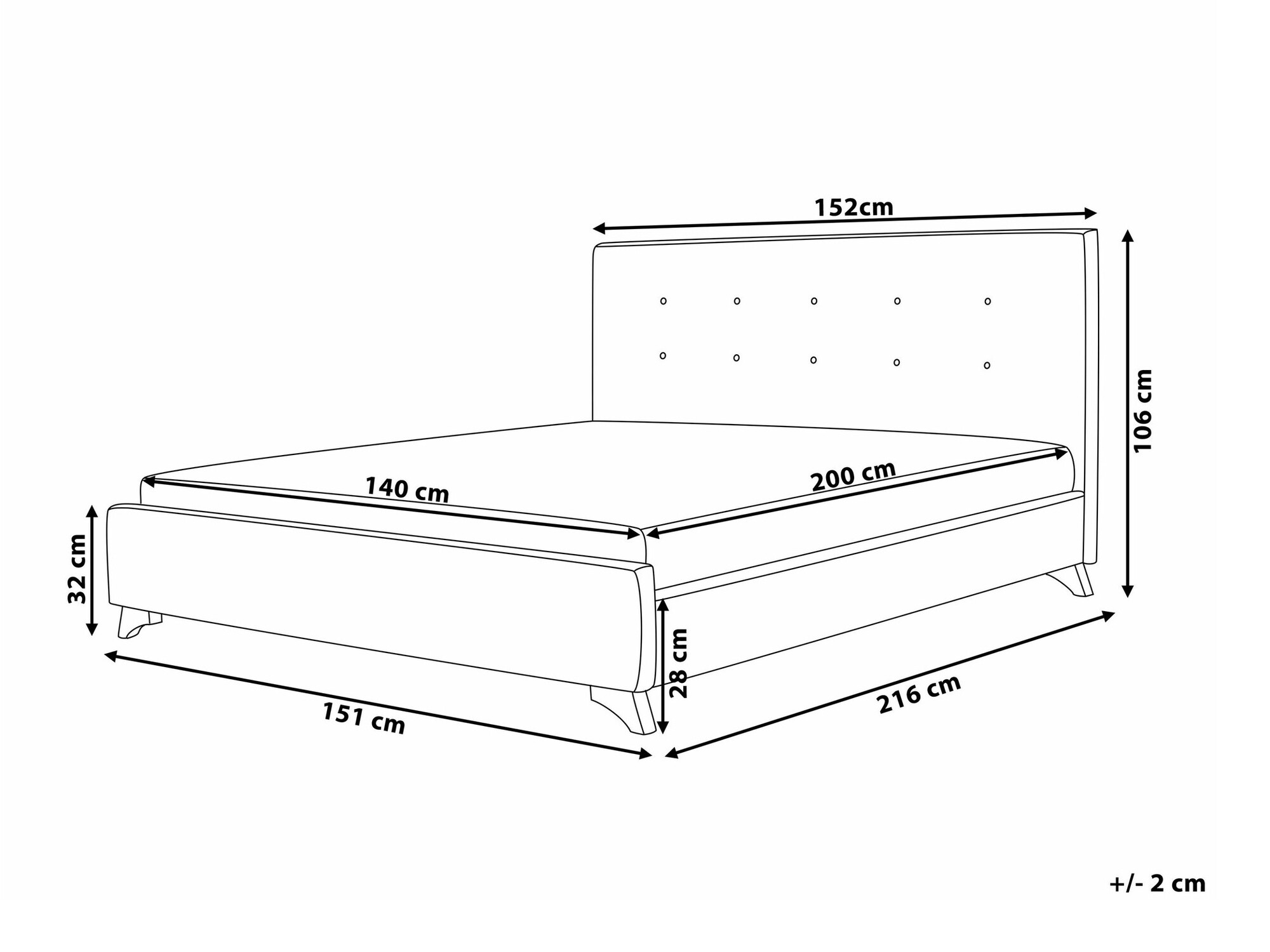 Кровать Berwyn 205 (Серый)