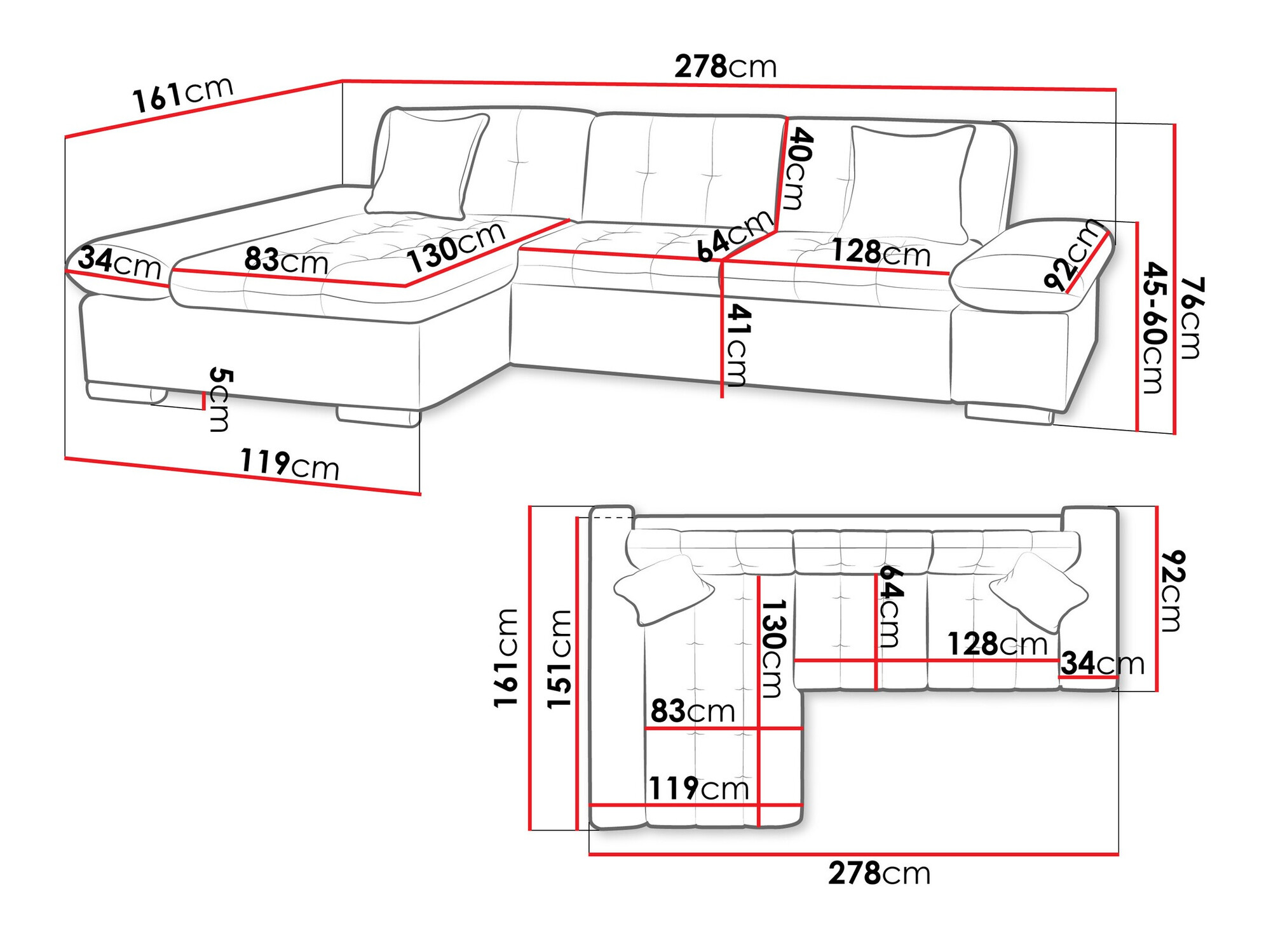 Stūra dīvāns Comfivo 219 (Baloo 2074)