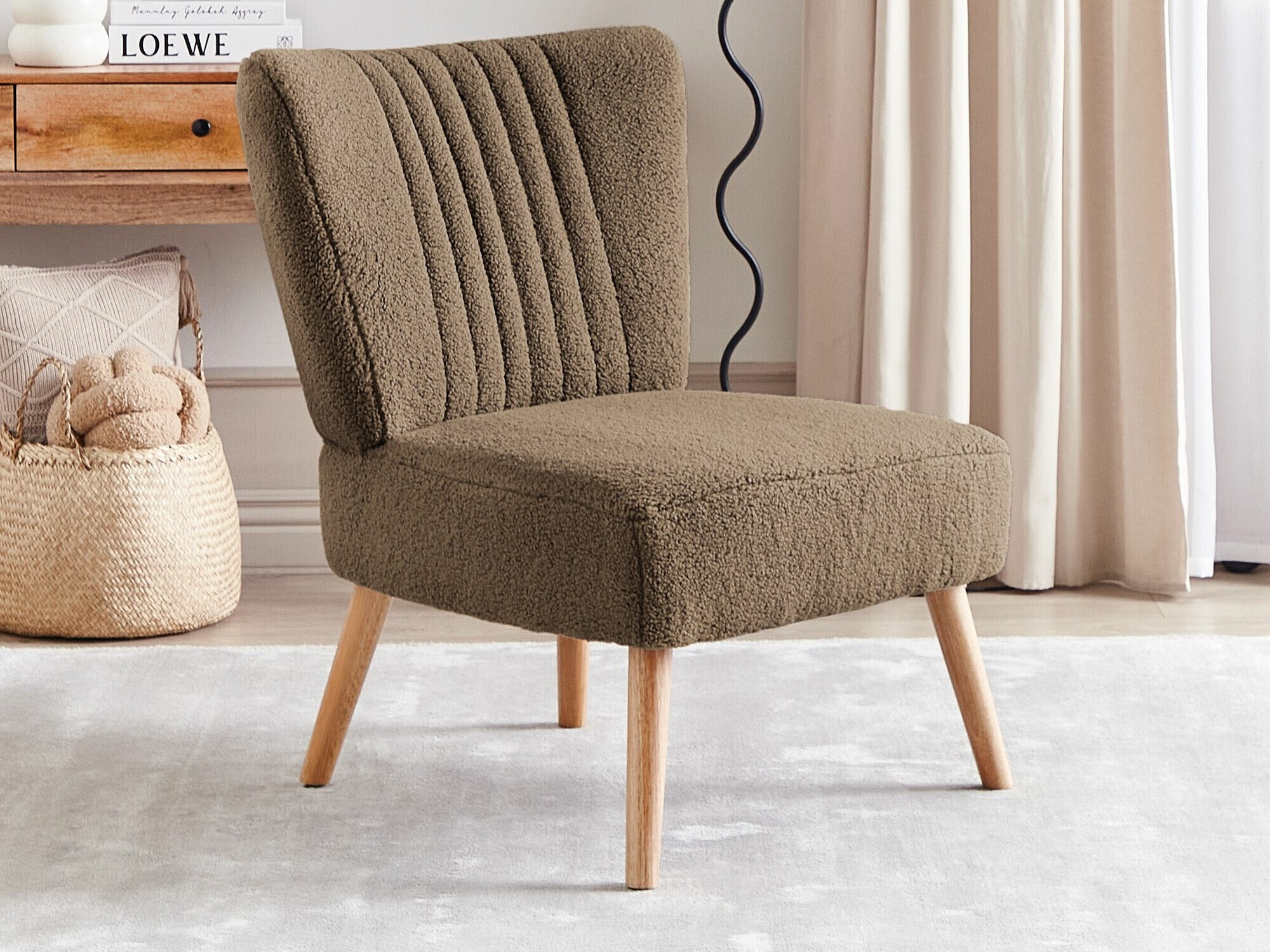 Krēsls Berwyn 1131 (Brūns + Gaišs koks)