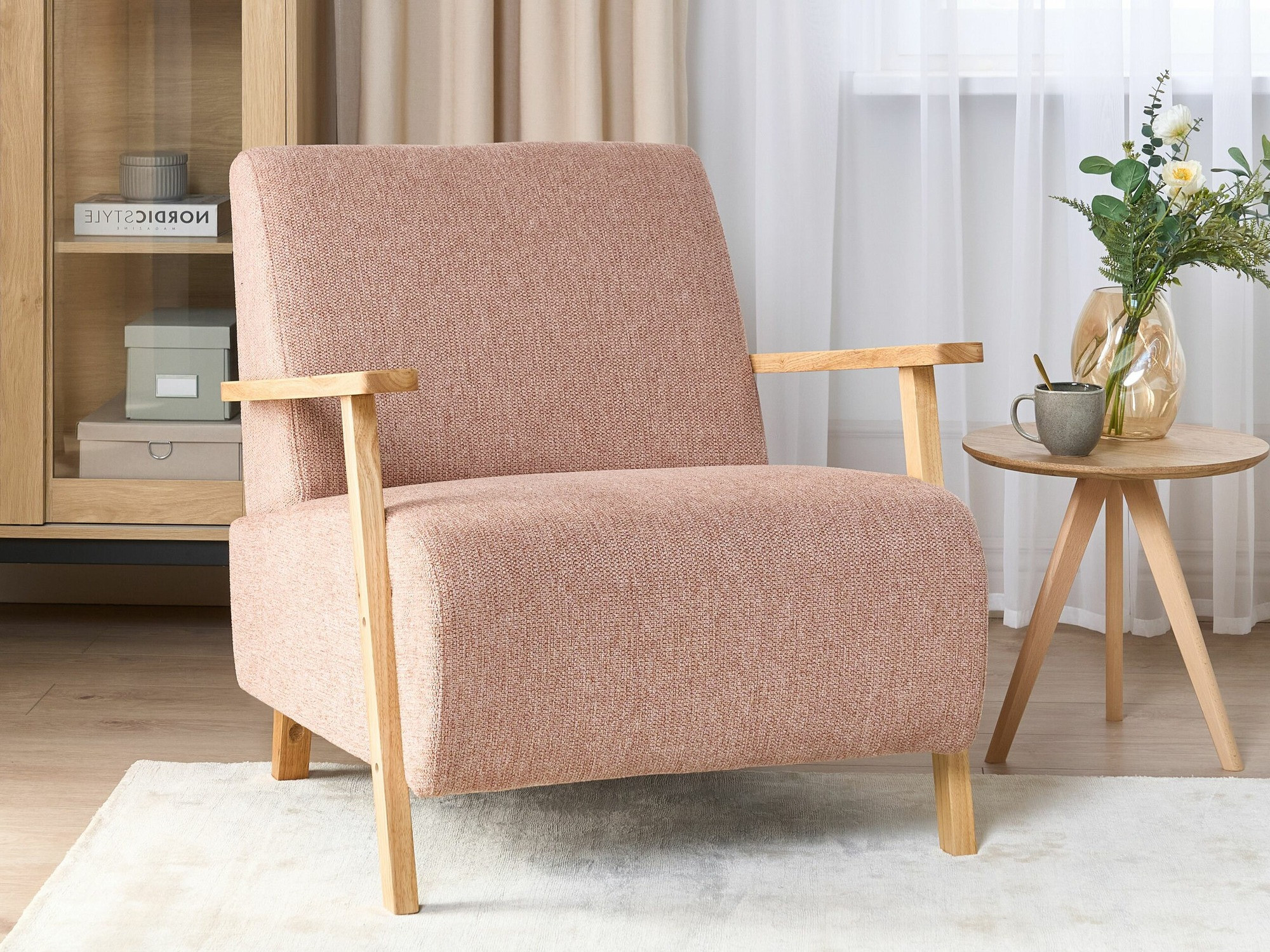 Krēsls Berwyn 2089 (Tumši rozā)