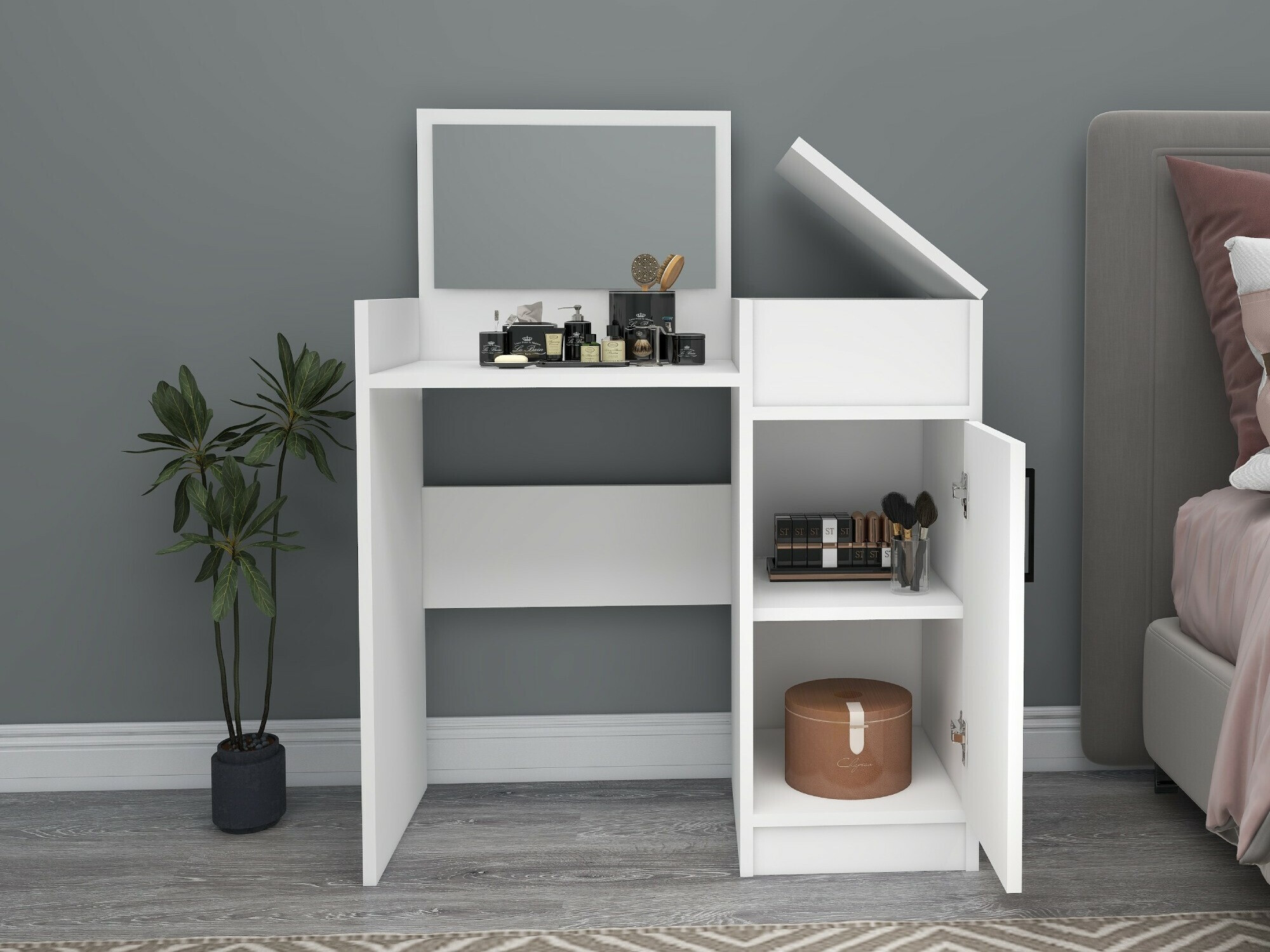 Макияжный столик Kailua 2161 (Белый)