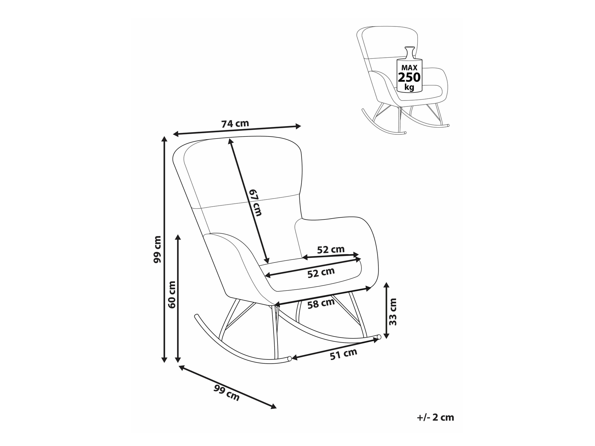 Šūpuļkrēsls Berwyn 1434 (Zaļš + Zelta)