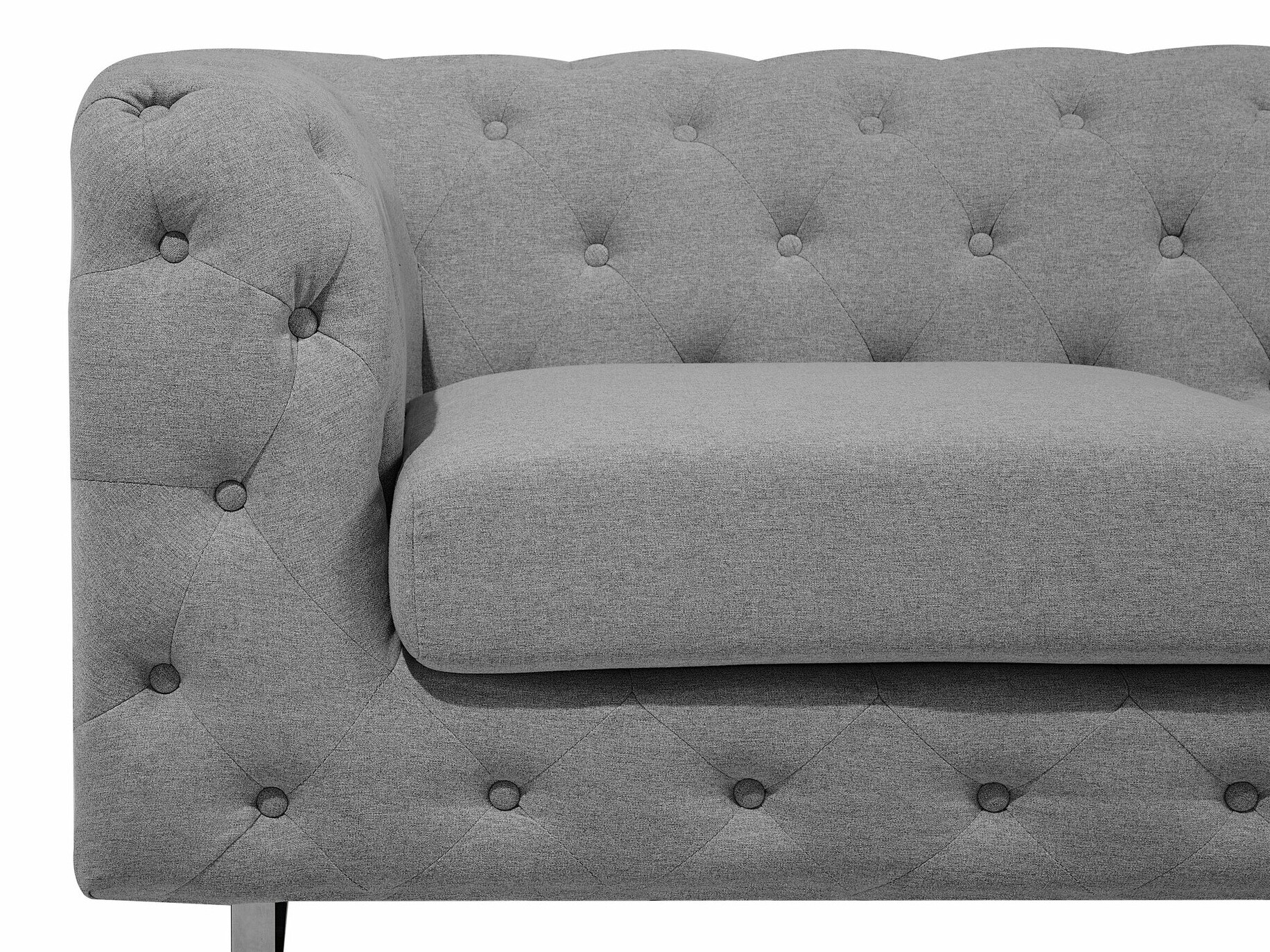 Chesterfield dīvāns Berwyn 2092 (Pelēks)