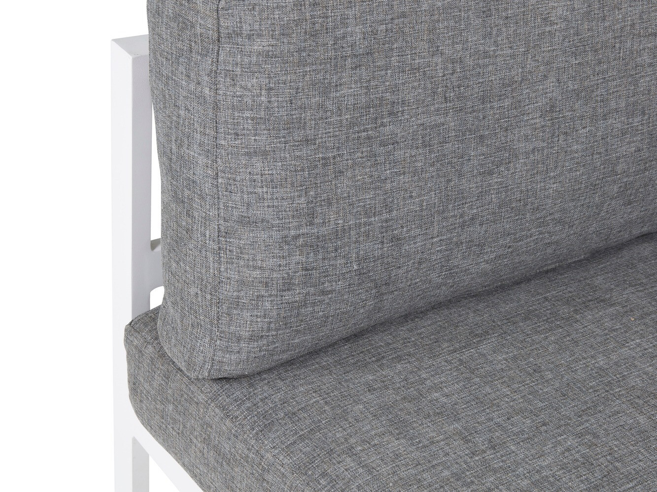 Dārza atpūtas krēsls Dallas 766 (Pelēks + Balts)