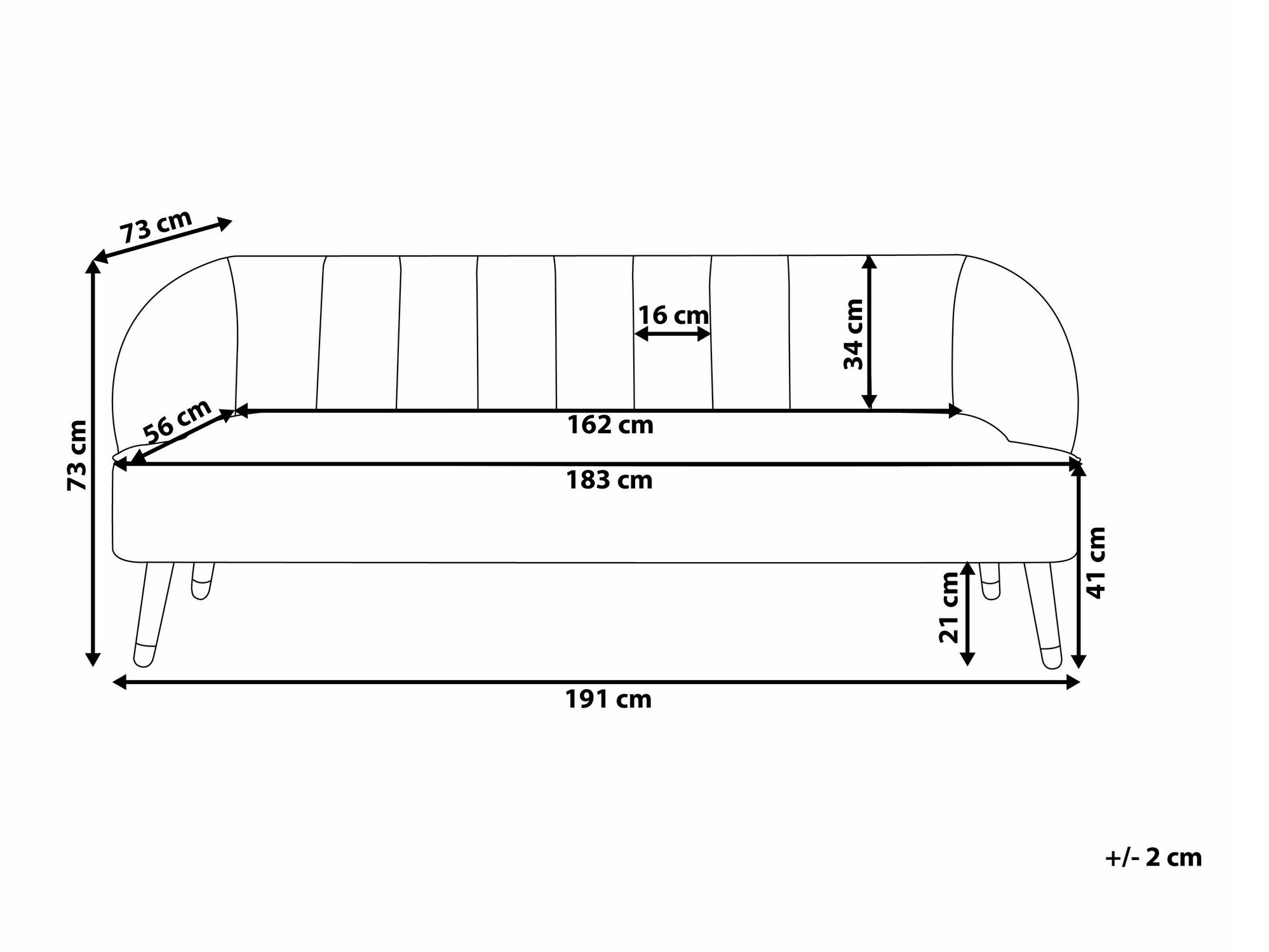 Диван Berwyn 752 (Коричневый)