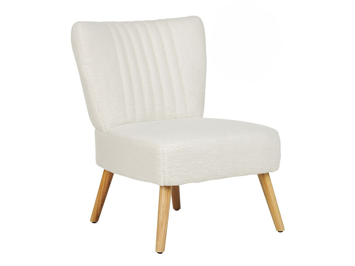 Кресло Berwyn 1131 (Белый + Светлое дерево)