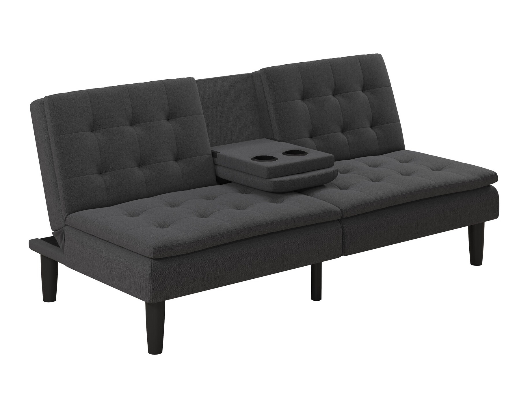 Dīvāns gulta Denton 1334 (Antracīts)