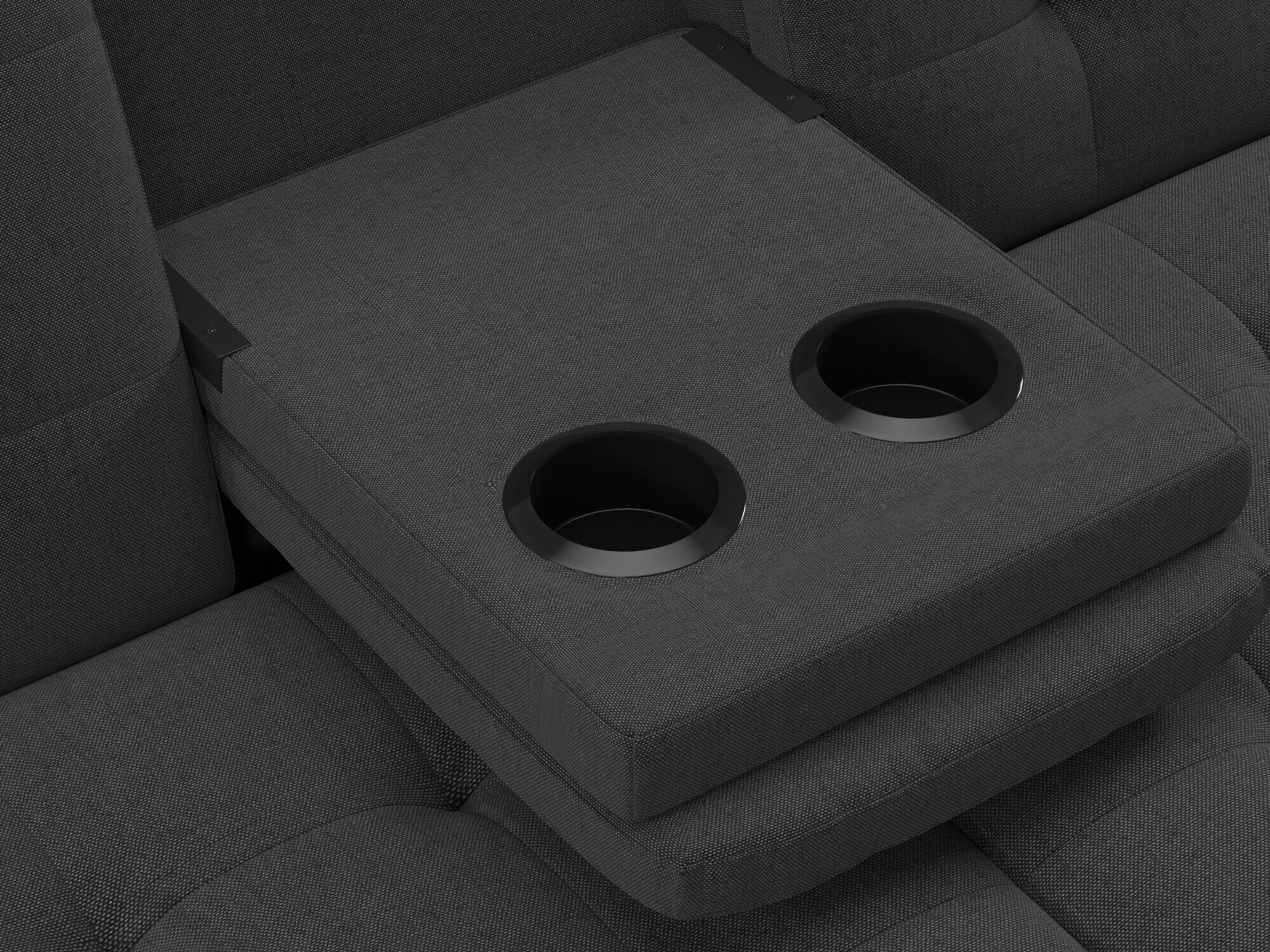 Dīvāns gulta Denton 1334 (Antracīts)