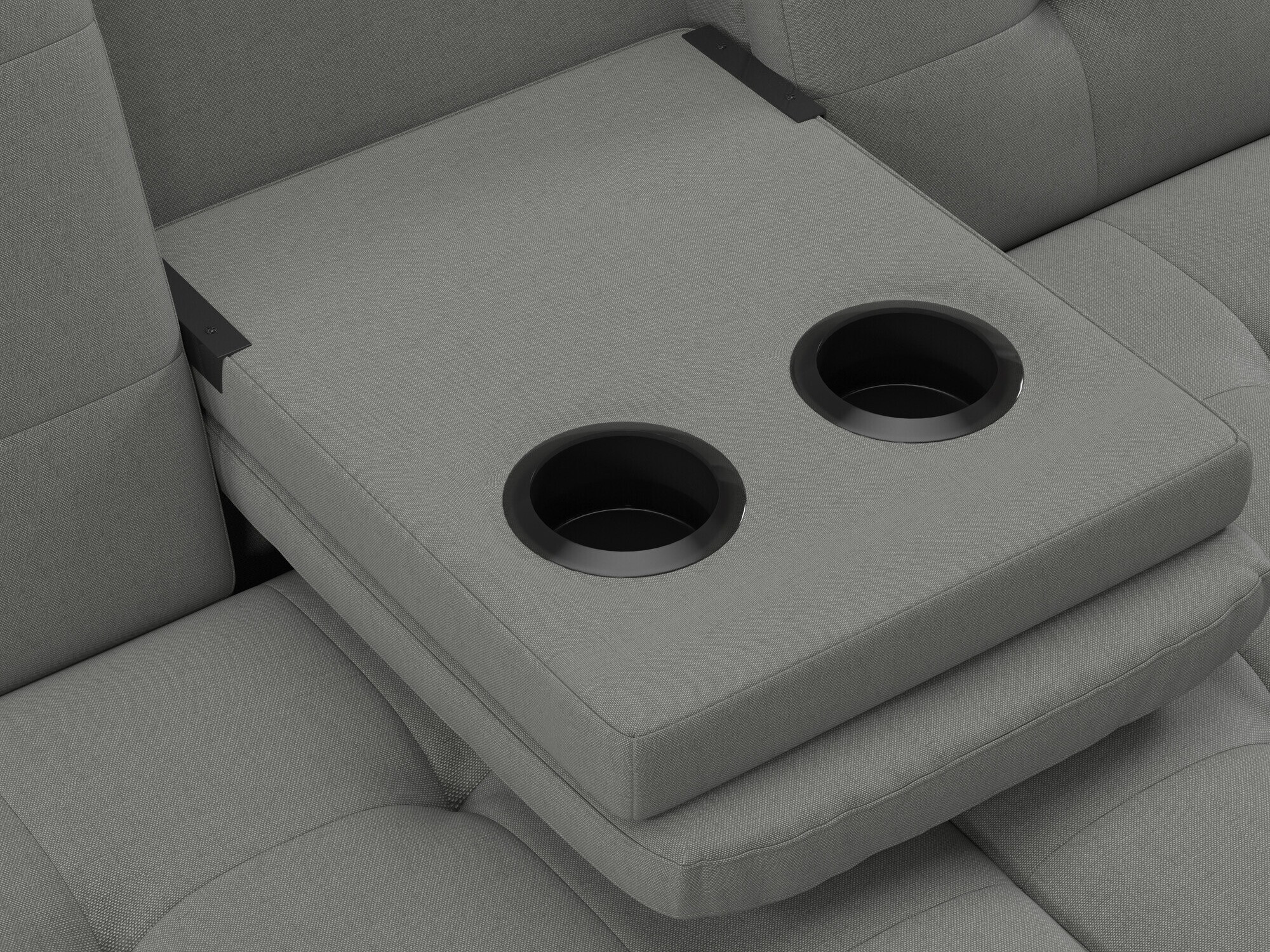 Dīvāns gulta Denton 1334 (Pelēks)