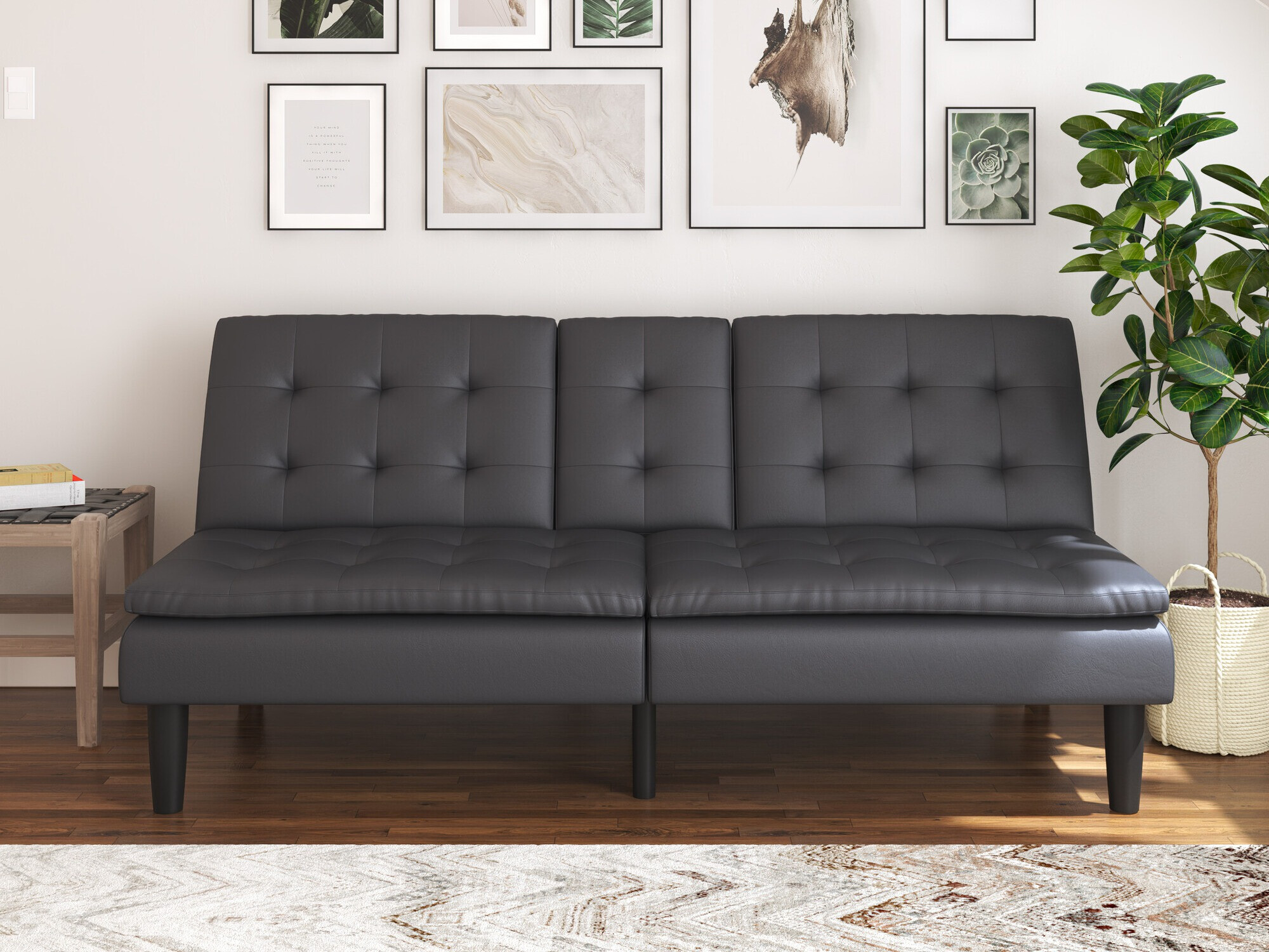 Dīvāns gulta Tulsa 642 (Pelēks)