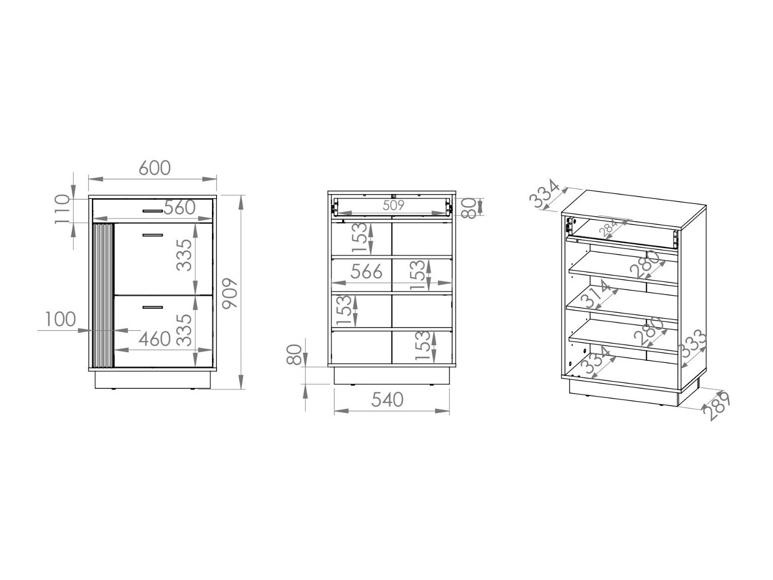 Тумба для обуви Revcire 103