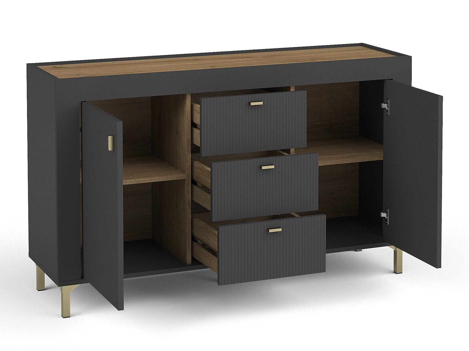 Kомод Mormavu 103 (Матовый черный)