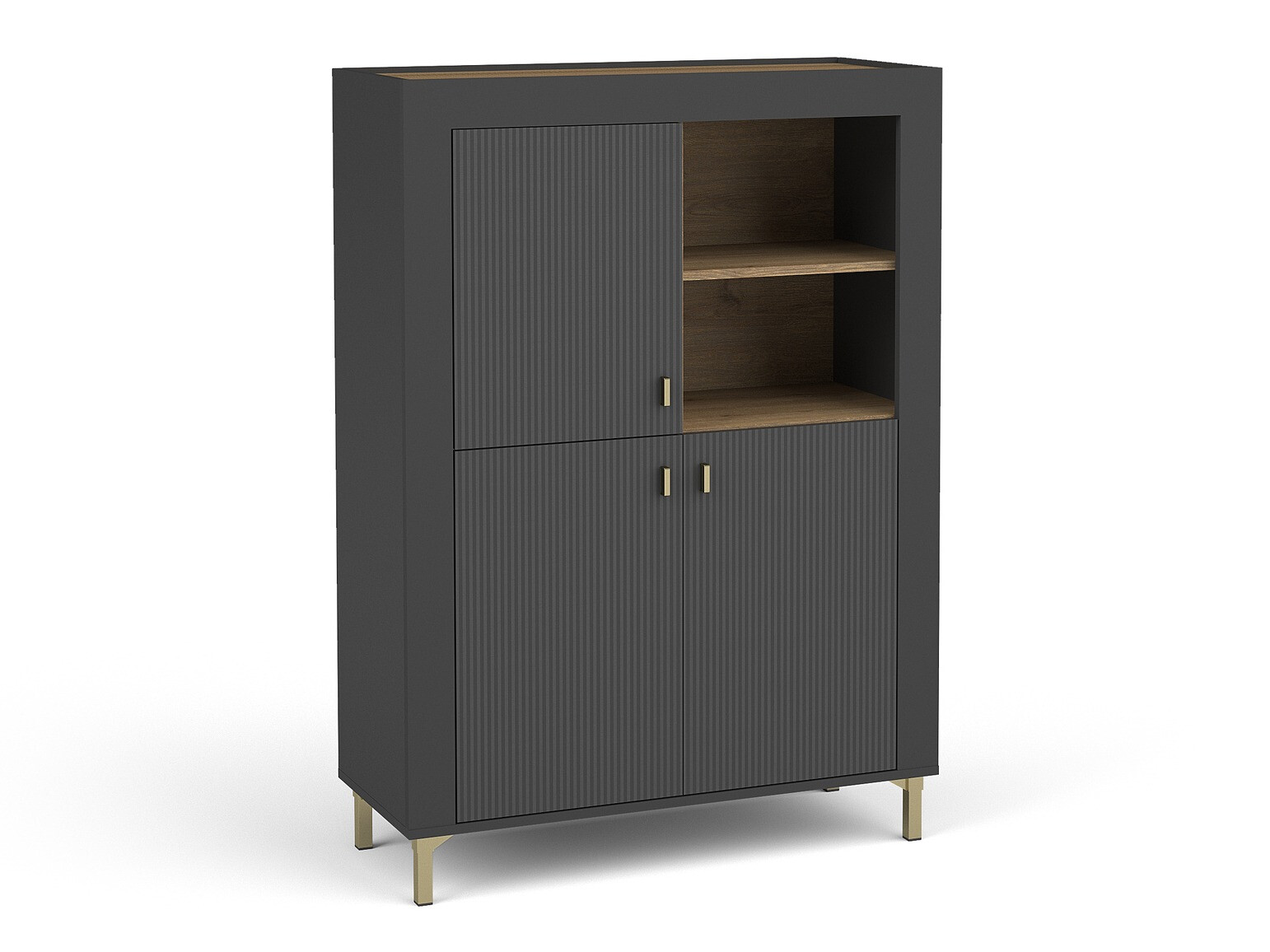 Стеллаж Mormavu 105 (Матовый черный)