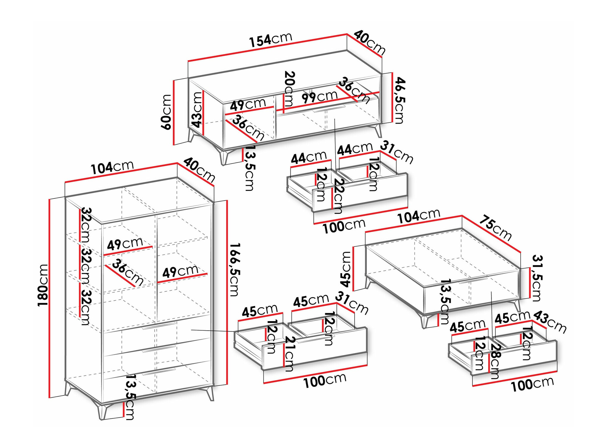 Viesistabas komplekts Comfivo Camlue 108