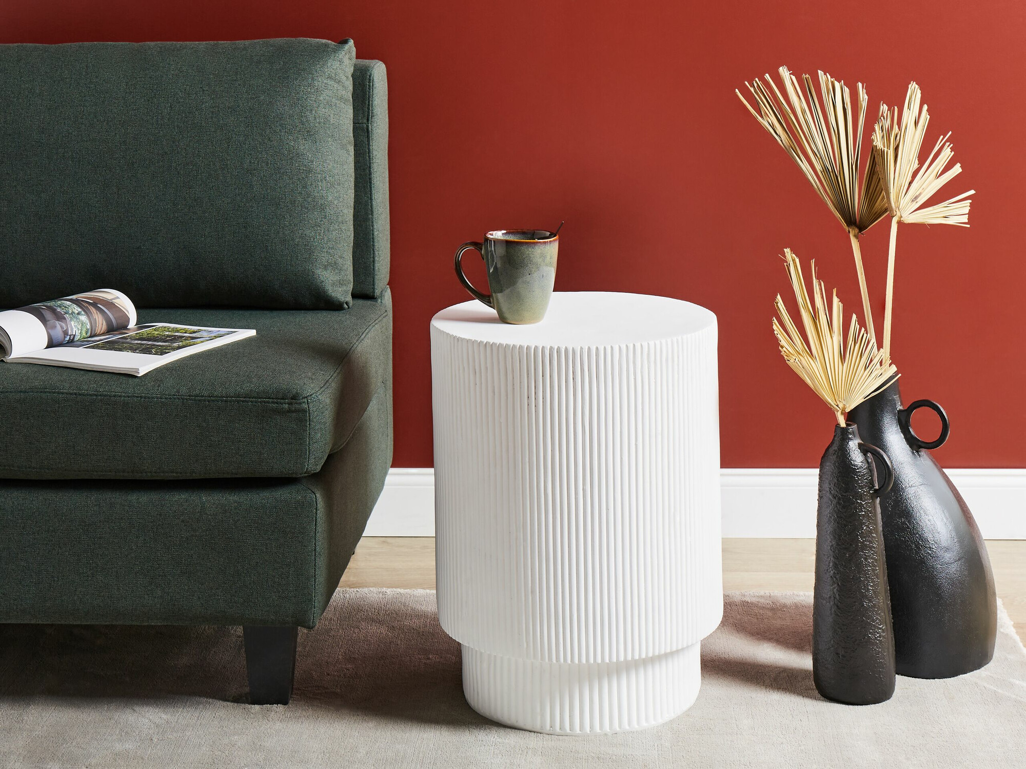 Kafijas galdiņš Berwyn 2126 (Balts)