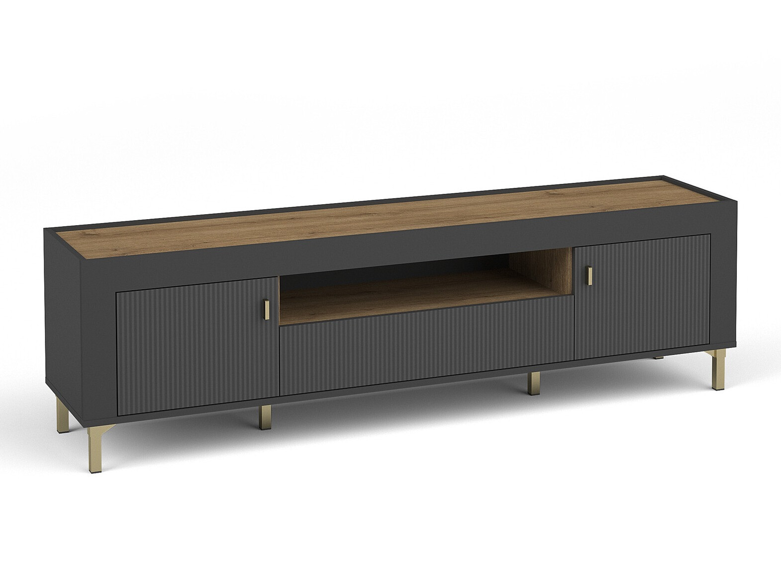 TV galds Mormavu 106 (Matēts melns)