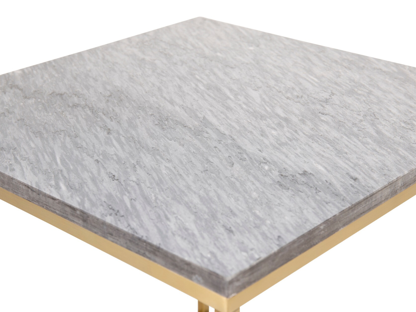 Žurnālu galdiņš Dallas 178 (Melnais marmors + Misiņš)