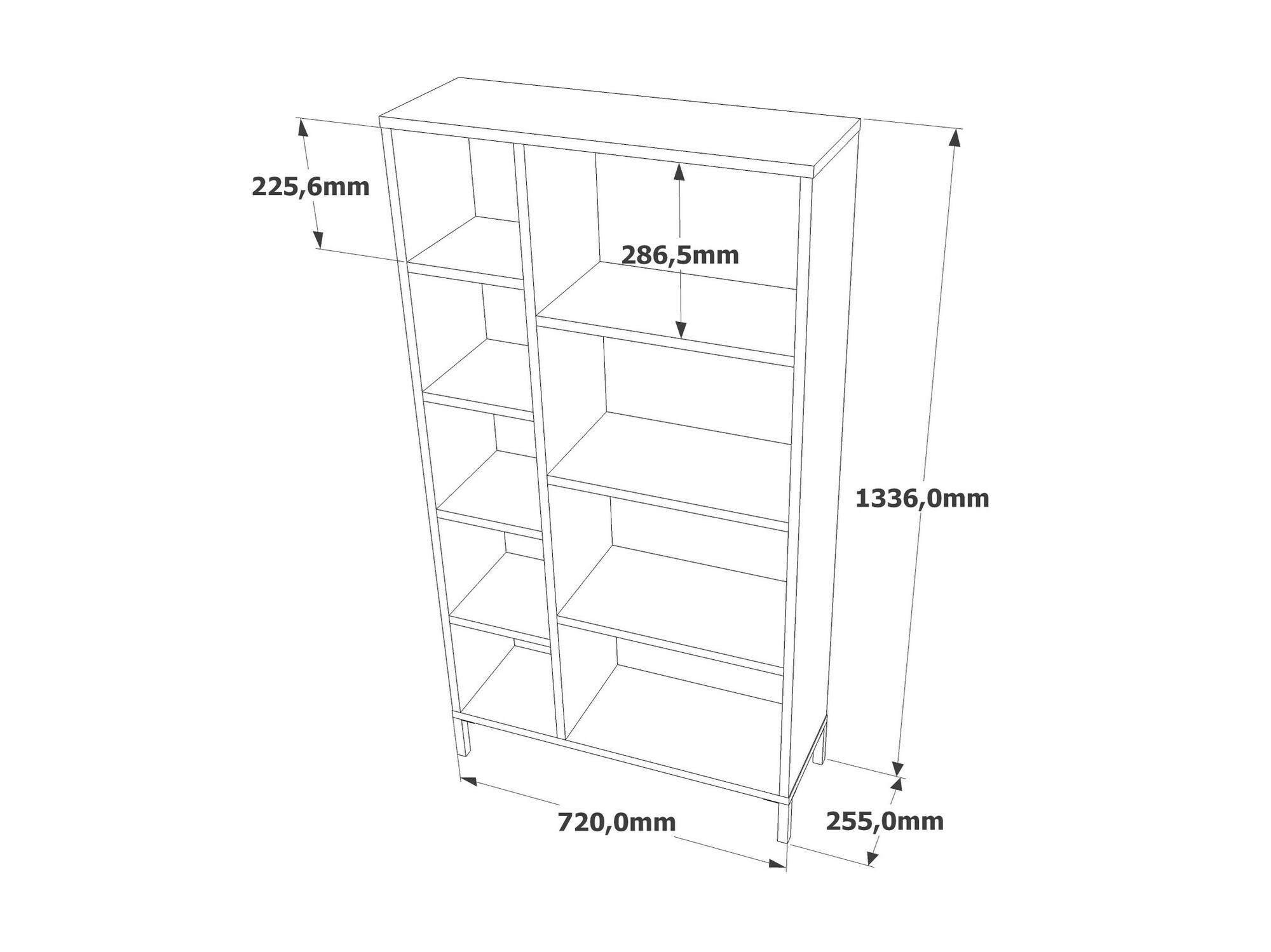 Стеллаж Kailua 2236