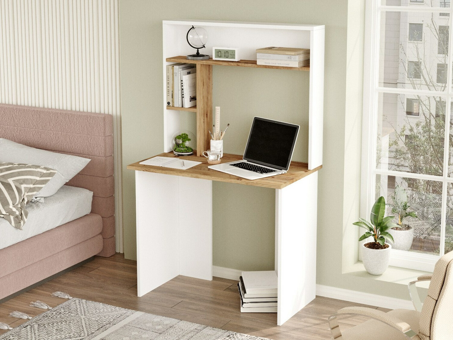 Rakstāmgalds Asheboro 117 (Balts + Priede)