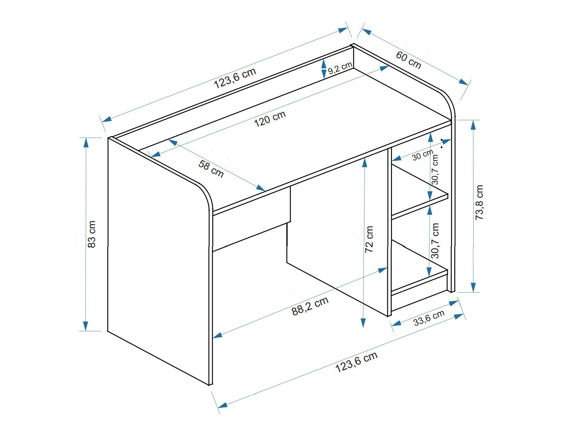 Rakstāmgalds Larcavu 100