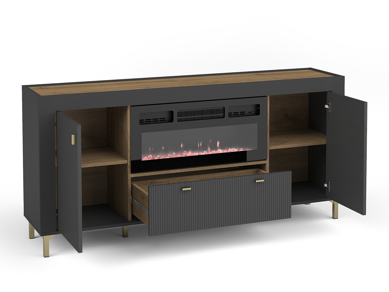 Kumode Mormavu 110 (Matēts melns)