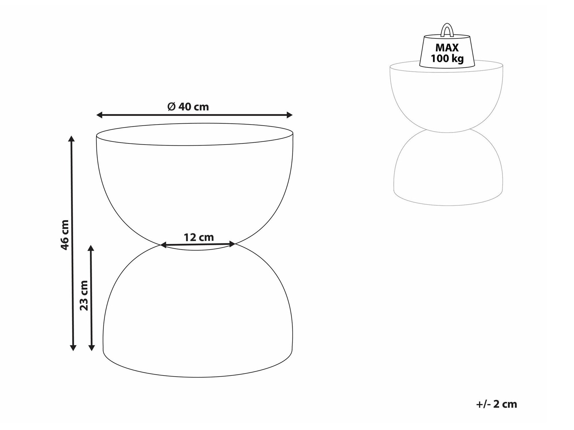 Кофейный столик Berwyn 2143 (Крем + Terazzo)