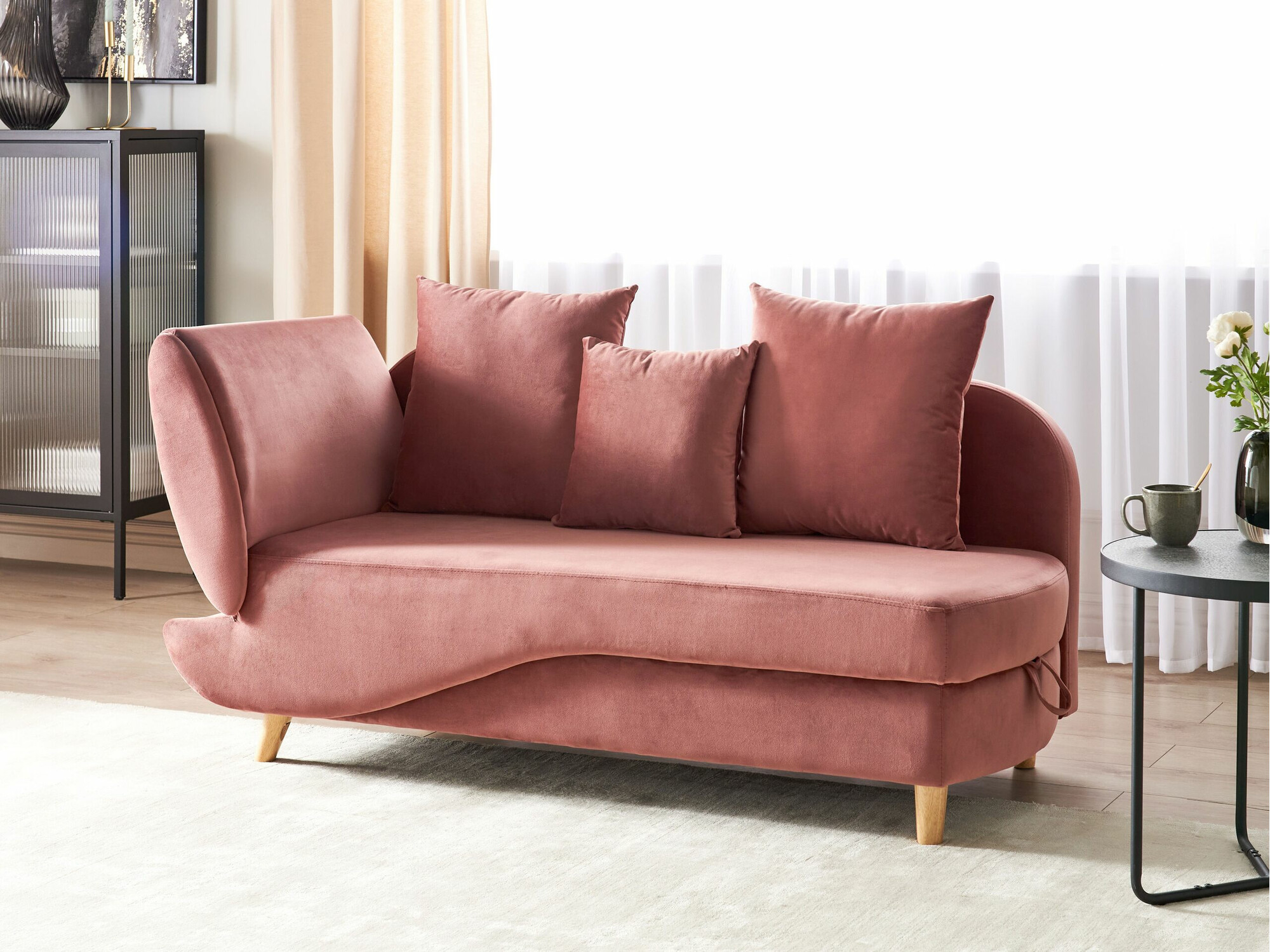 Kušete Berwyn 1011 (Tumši rozā)