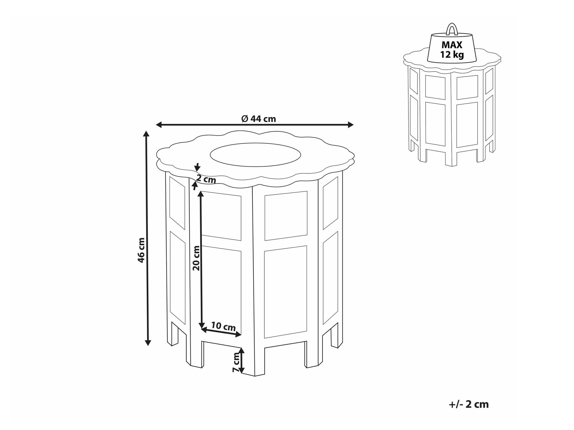 Kafijas galdiņš Berwyn 2149