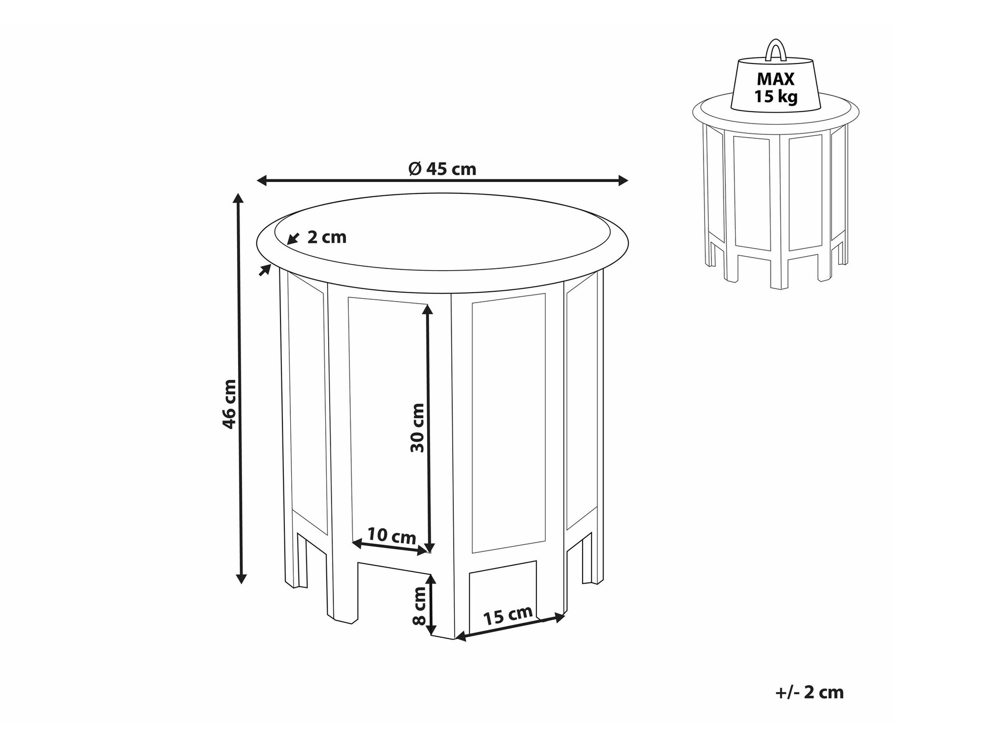 Кофейный столик Berwyn 2148