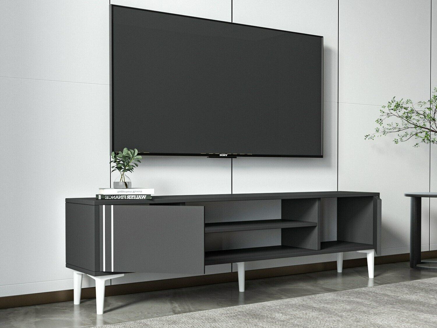 TV galds Kailua 2209 (Antracīts)