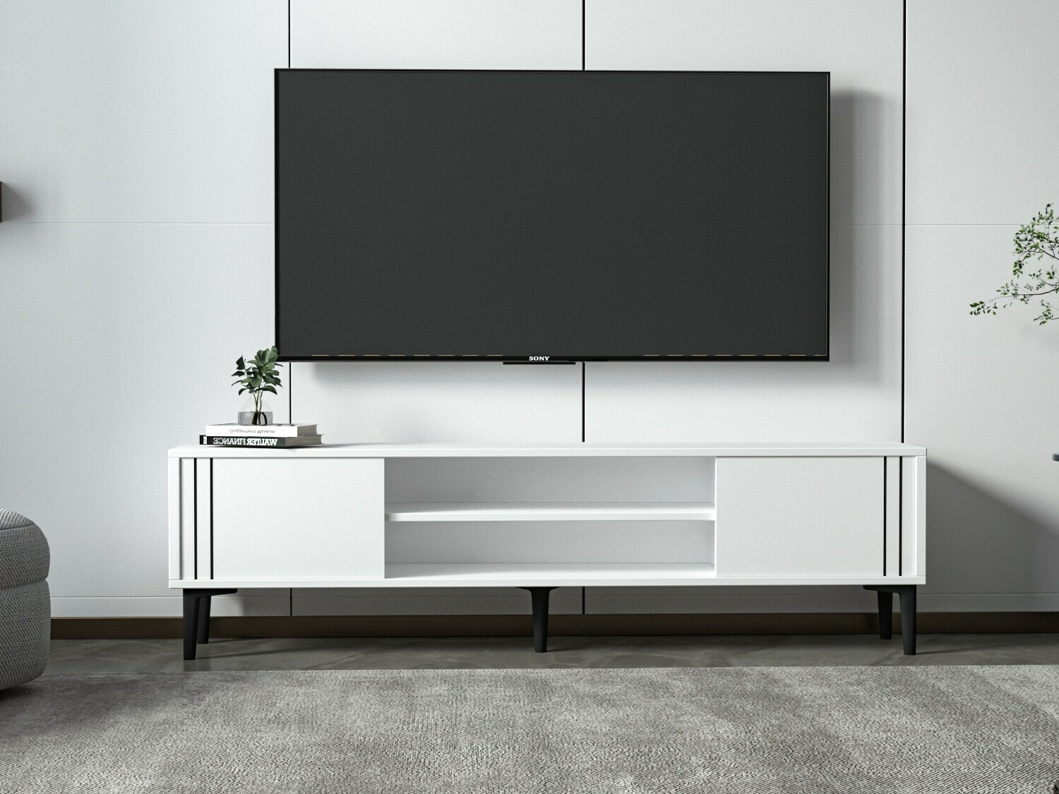TV galds Kailua 2209 (Balts)