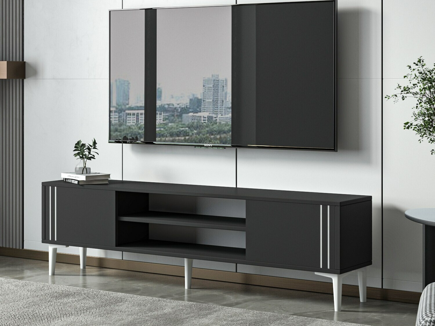 ТВ тумба Kailua 2209 (Антрацит)