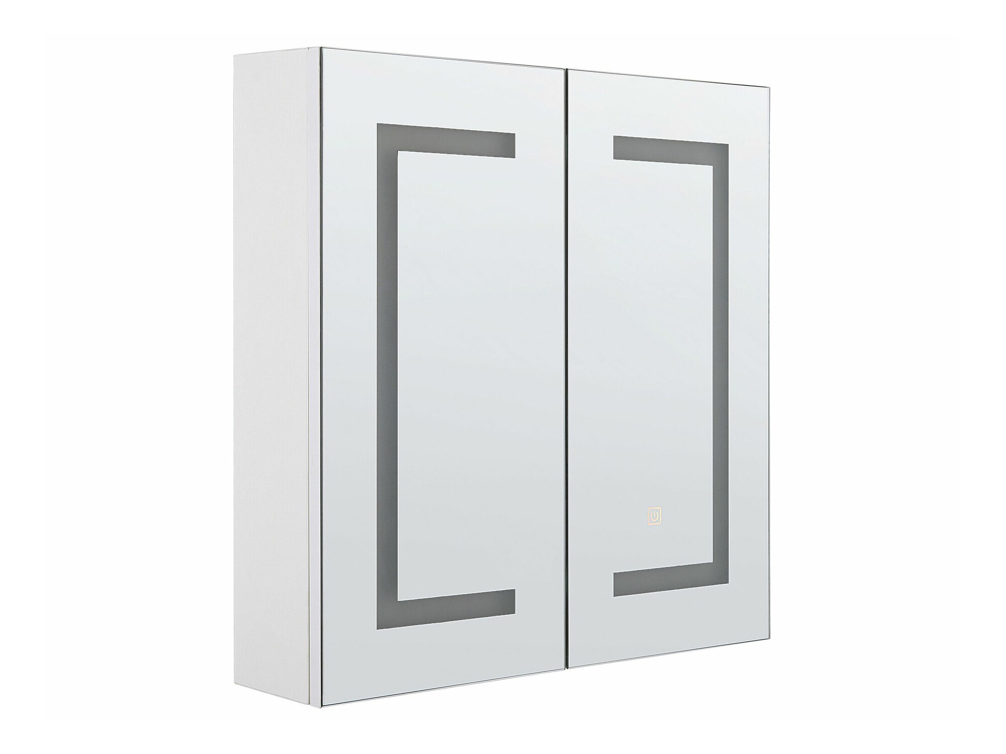 Vannas istabas skapis ar spoguli Berwyn 2153 (Balts)