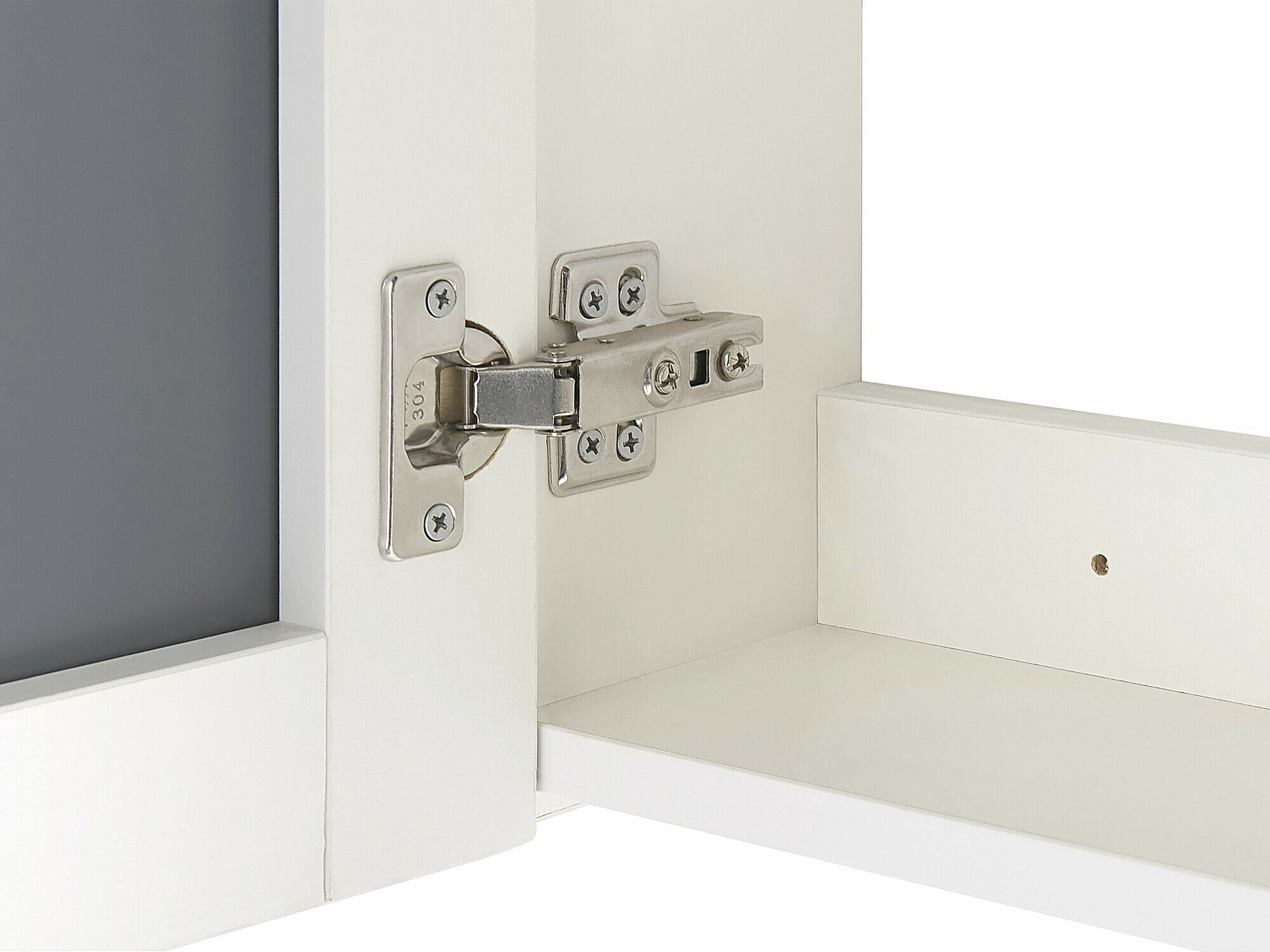 Vannas istabas skapis ar spoguli Berwyn 2154 (Balts)