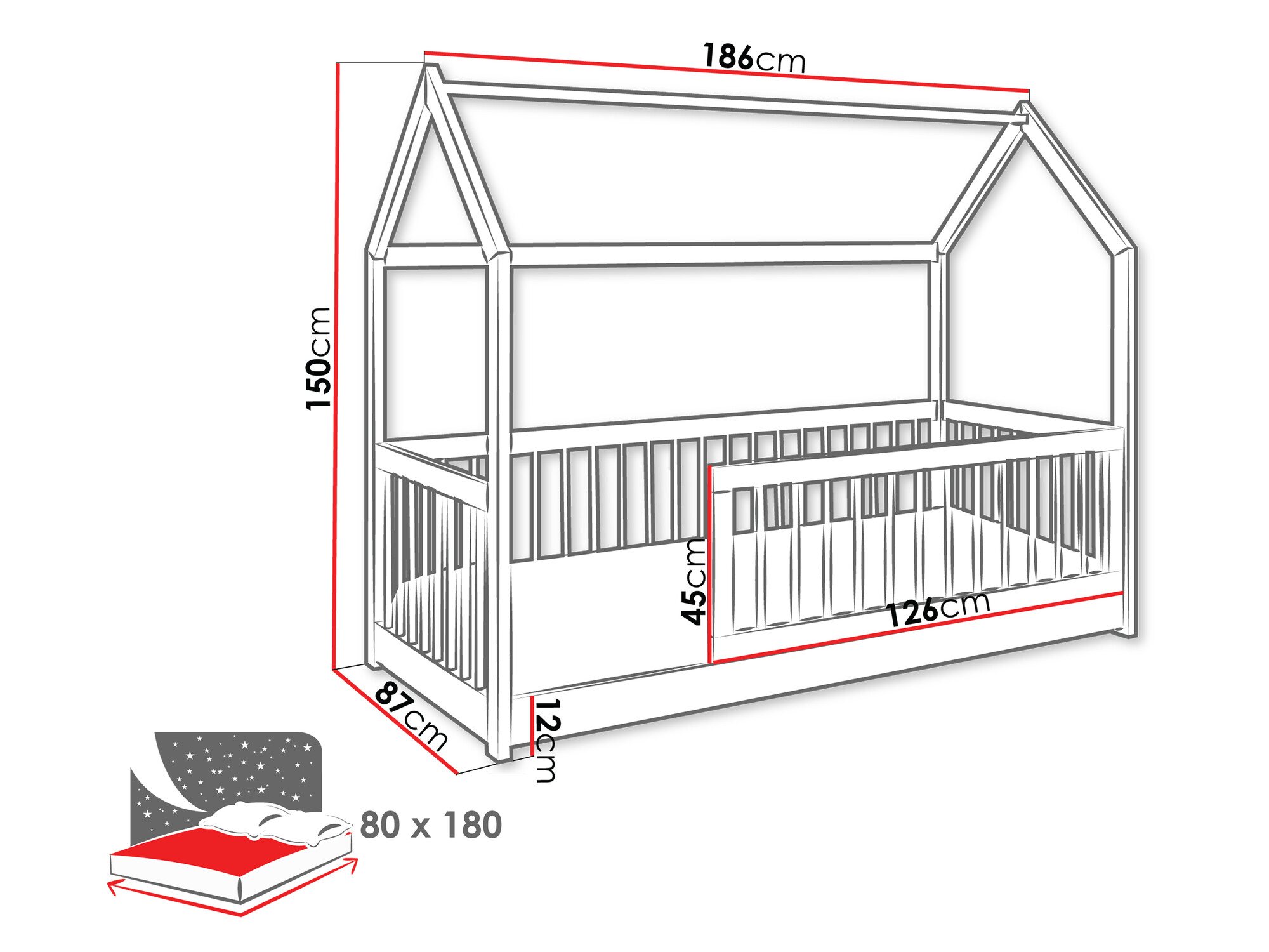 Gulta Henderson 168 (Pelēks)