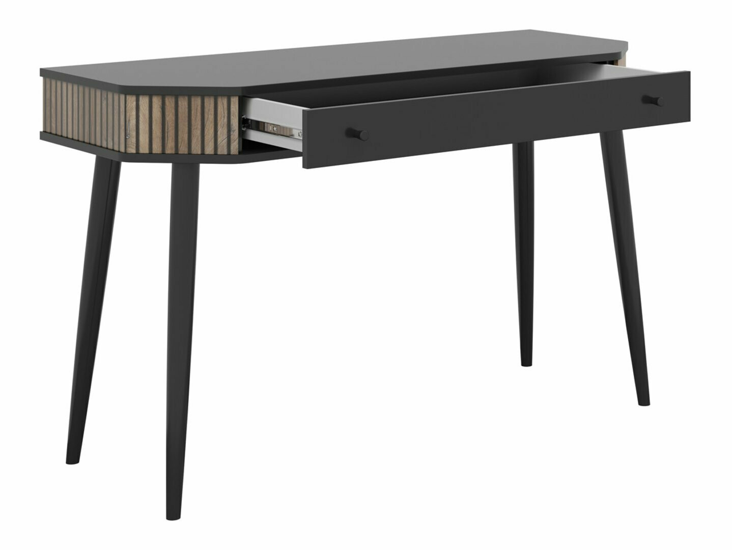 Konsole Boston 548 (Melns + Tumšs ozols)