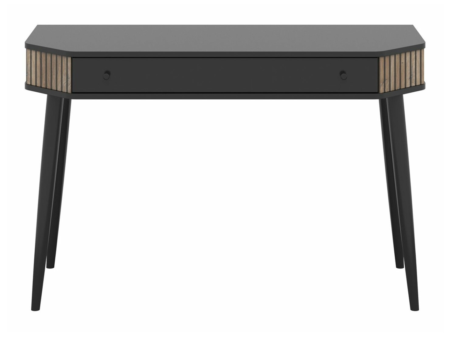 Konsole Boston 548 (Melns + Tumšs ozols)