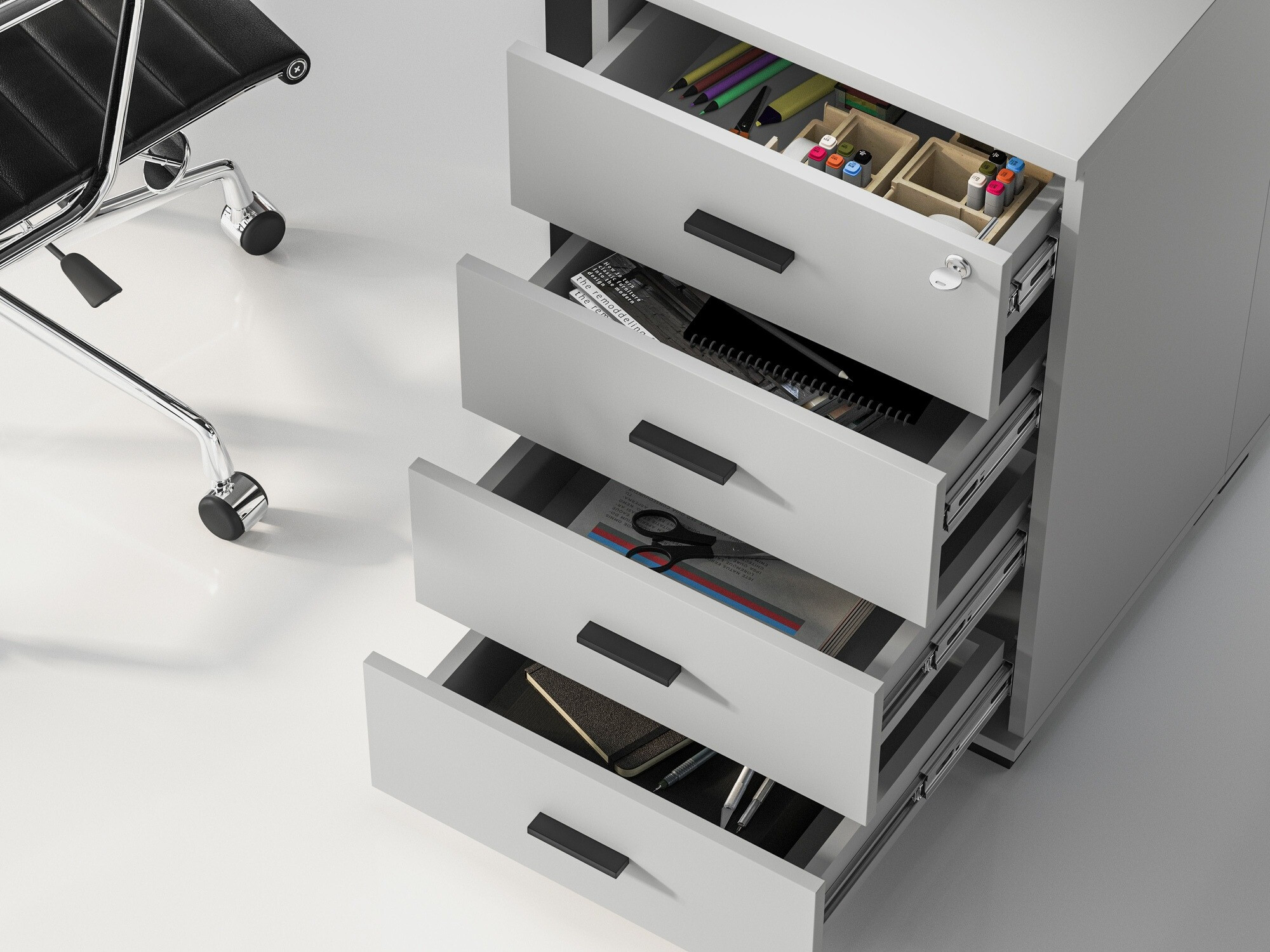 Тумба с ящиками Soremi 108