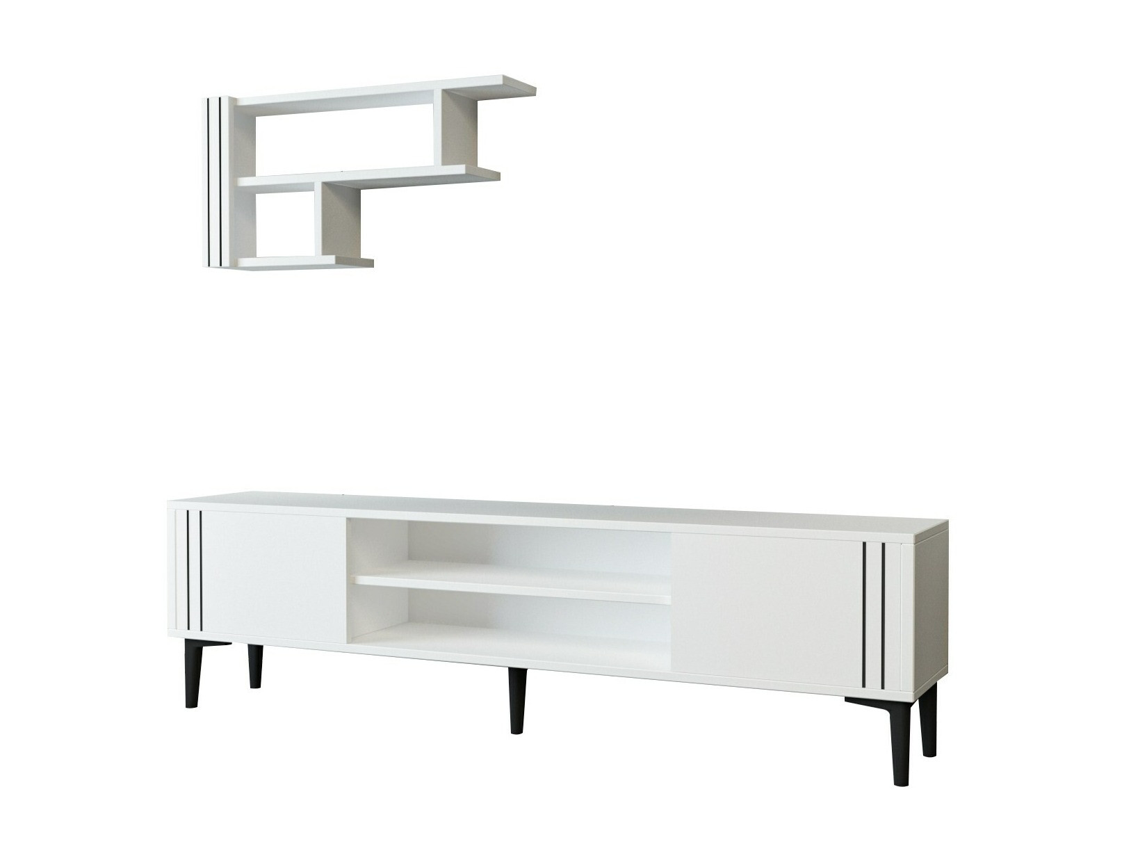 Viesistabas komplekts Kailua 2211 (Balts)