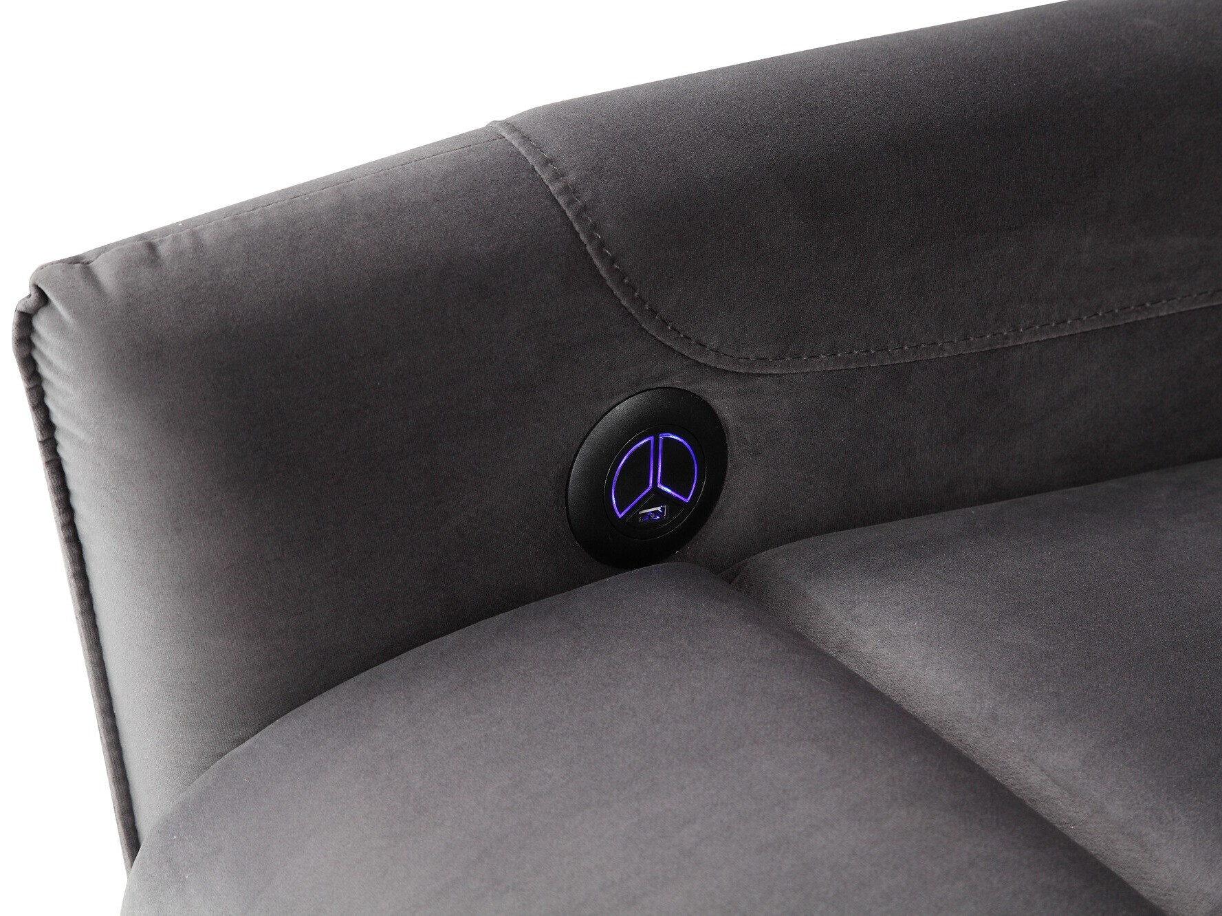 Krēsls reglainer Denton 1339 (Antracīts)