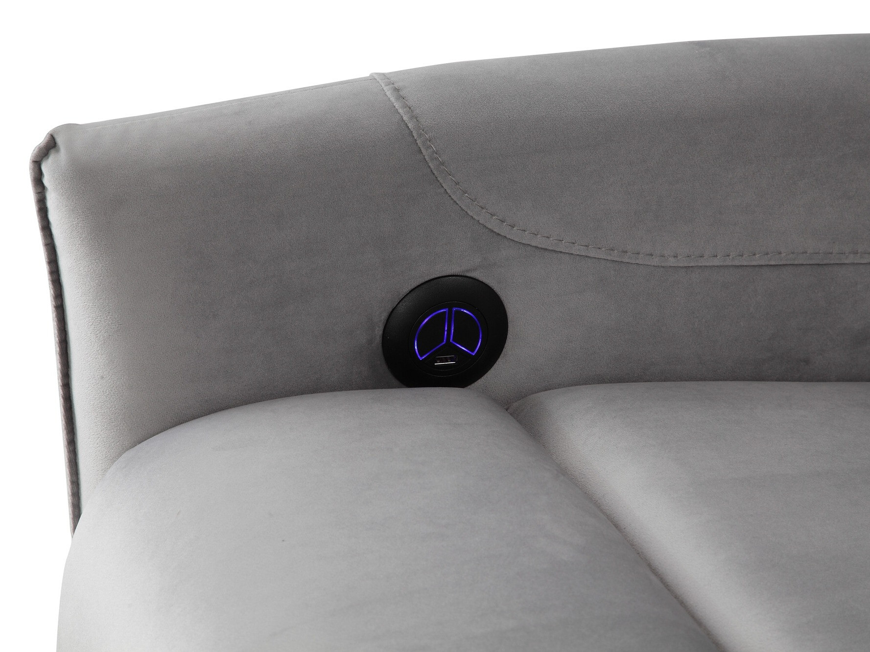 Krēsls reglainer Denton 1339 (Pelēks)