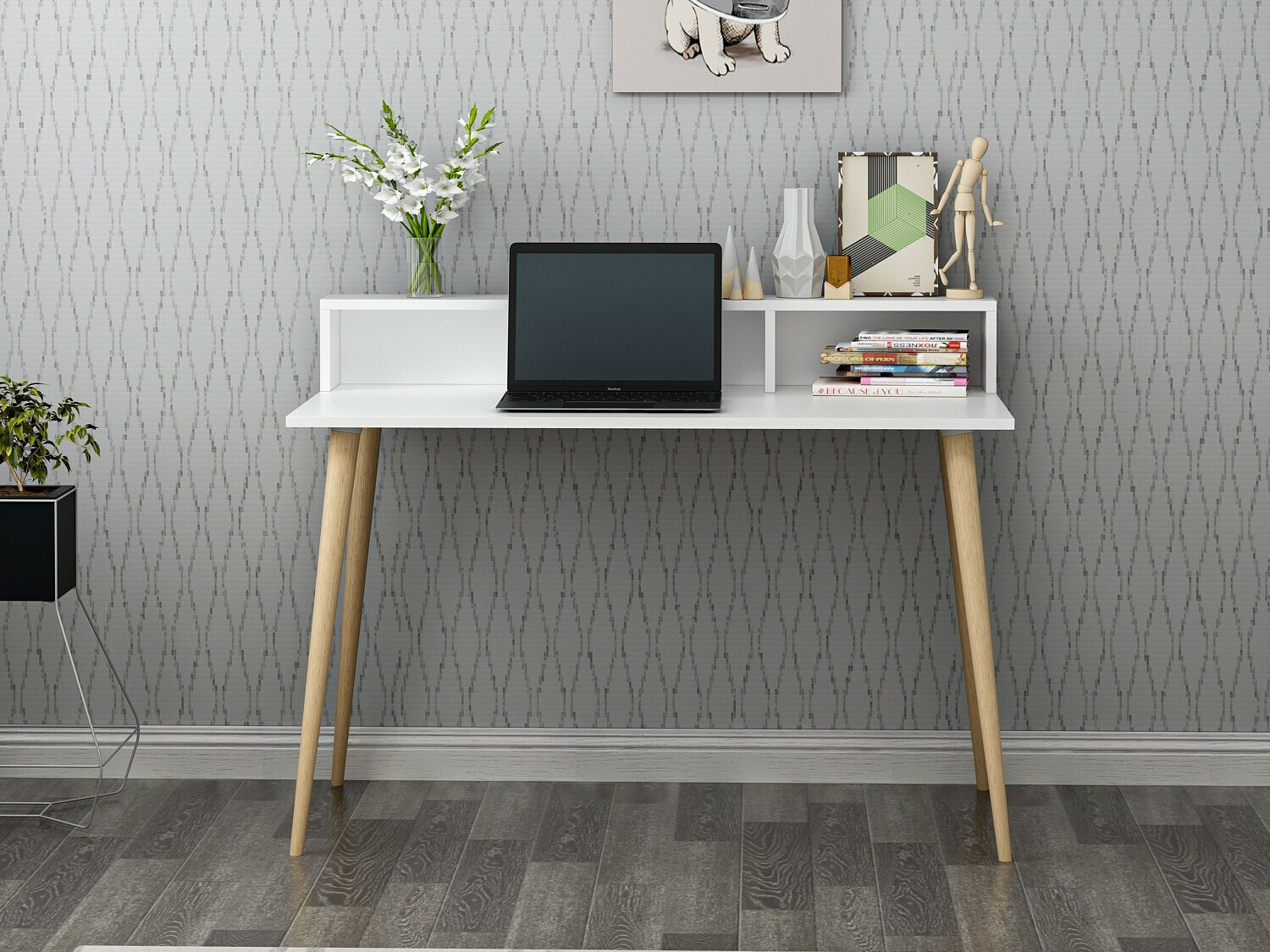 Письменный cтол Kailua 2218 (Белый)